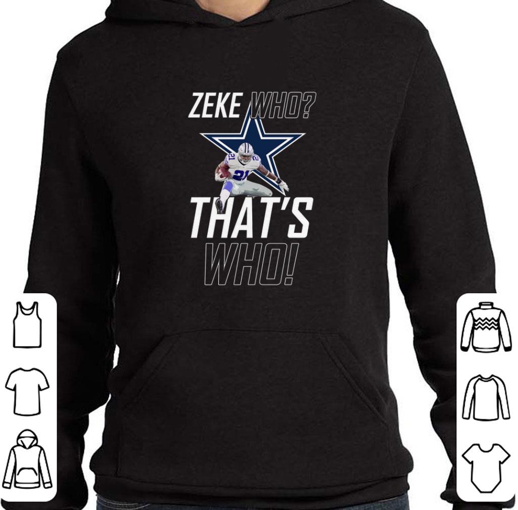 Funny Ezekiel Elliott Zeke Who That's Who Doctor Who Dallas Cowboys shirt