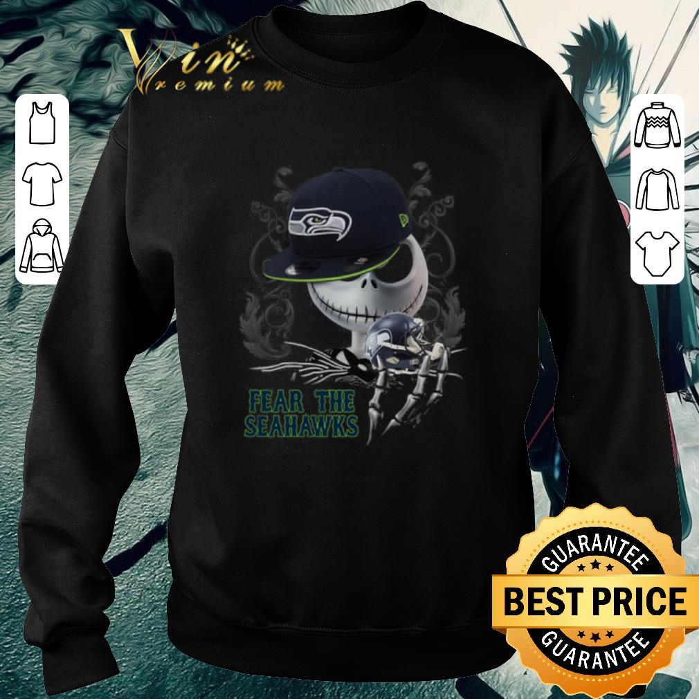 Funny Jack Skellington Fear The Seahawks shirt 6 Funny Jack Skellington Fear The Seahawks shirt