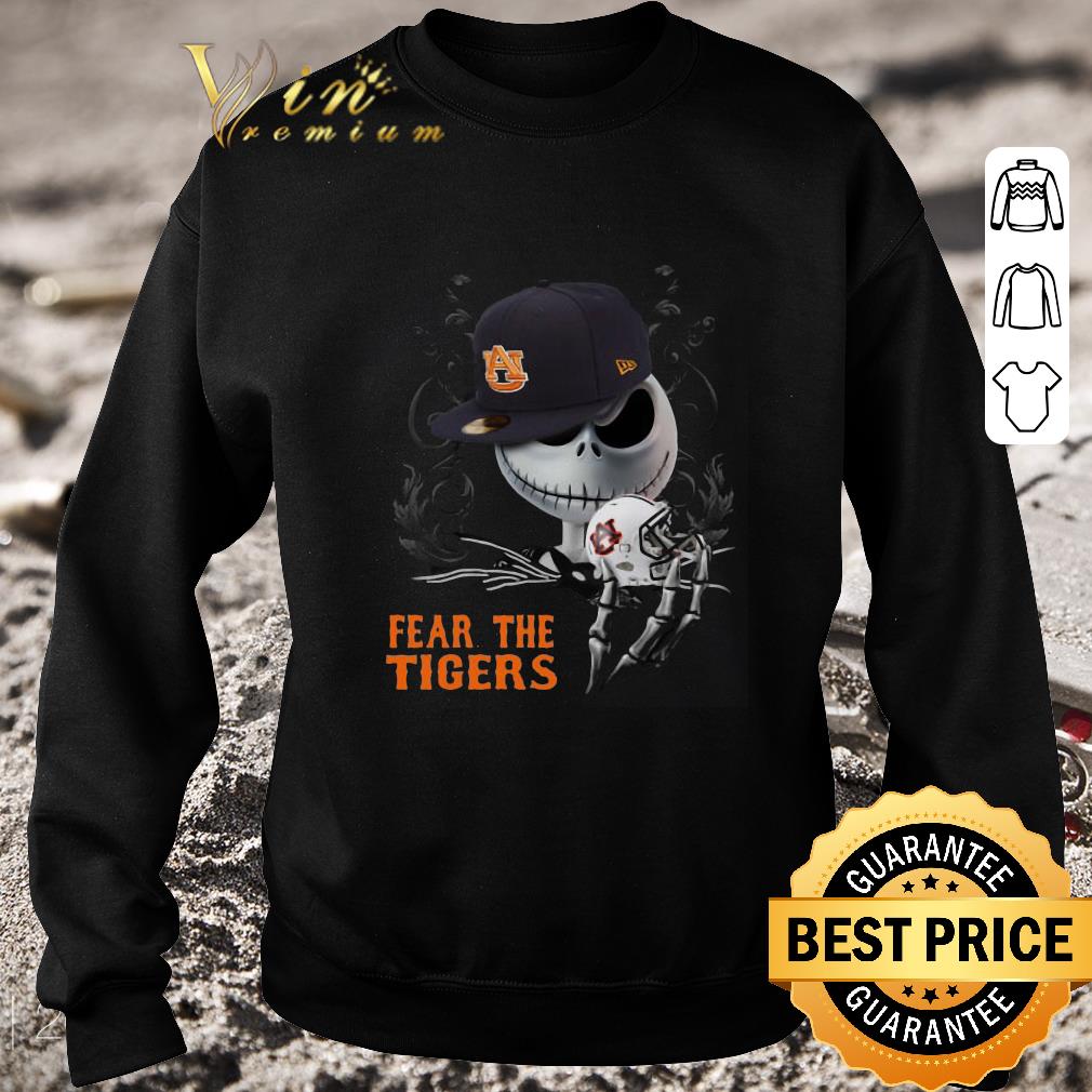 Funny Jack Skellington Fear the Auburn Tigers shirt 6 Funny Jack Skellington Fear the Auburn Tigers shirt