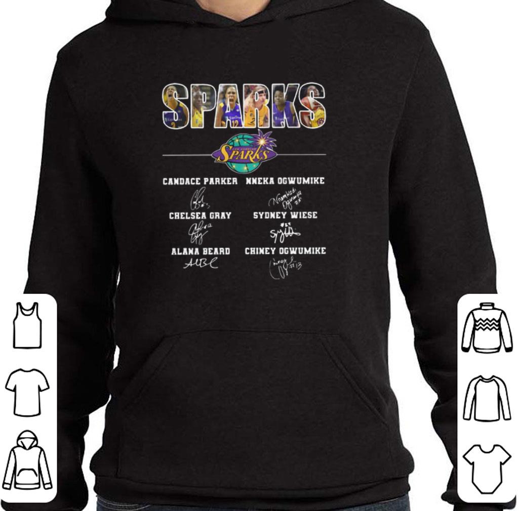 Funny Los Angeles Sparks Candace parker Nneka Ogwumike signatures shirt 6 Funny Los Angeles Sparks Candace parker Nneka Ogwumike signatures shirt