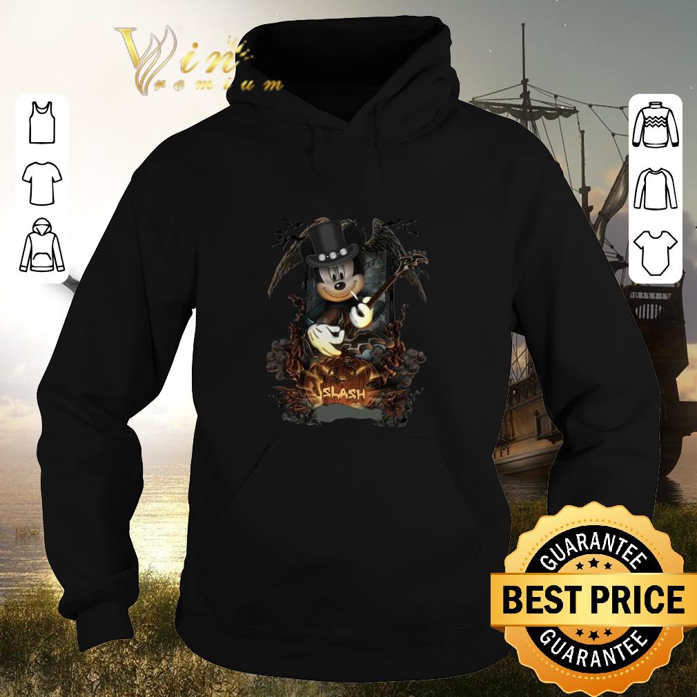 Funny Mickey Mouse Smoking Slash Pumpkin Halloween shirt sweater