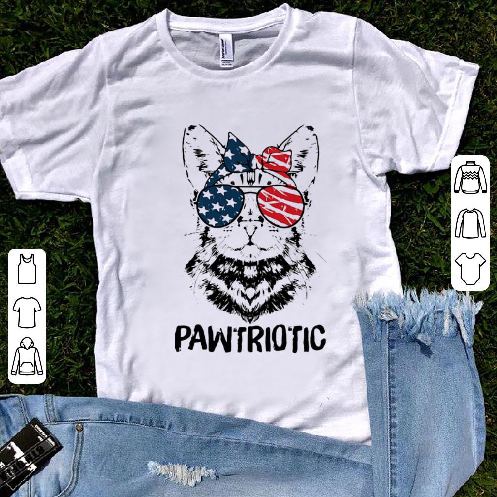 Hot Cat American Flag Pawtriotic shirt