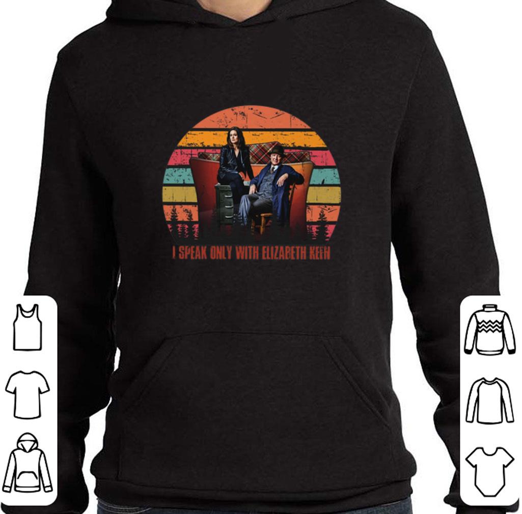 Hot I speak only with Elizabeth Keen sunset shirt 6 Hot I speak only with Elizabeth Keen sunset shirt