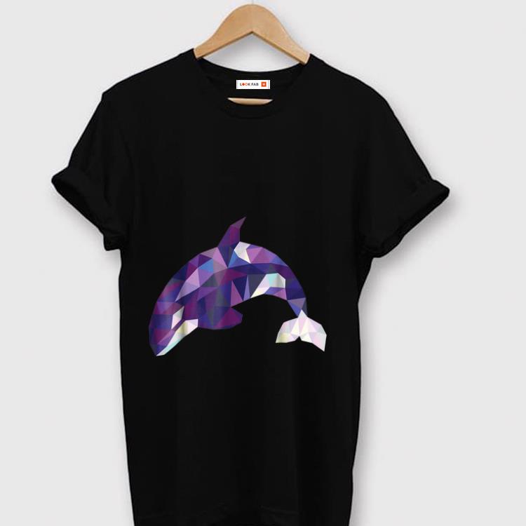 Hot Orca Whale Killer Whale World Of Sea Poly Prismatic shirt