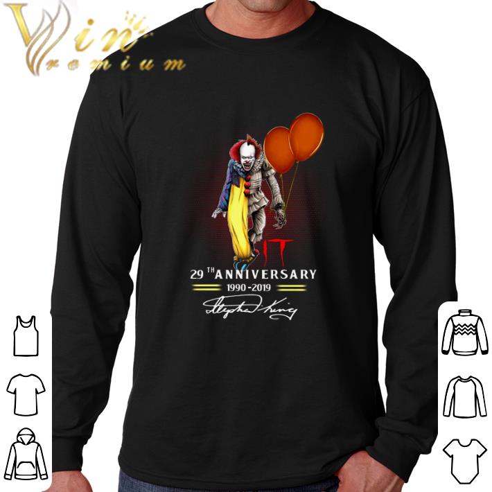 Hot Pennywise IT 29th Anniversary 1990-2019 Signatures shirt