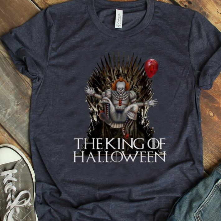 Hot Pennywise The King Of Halloween Throne shirt