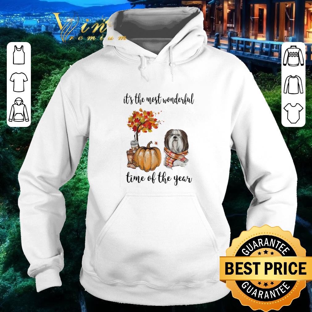 Hot Shih Tzu it's the most wonderful time of the year shirt 6 Hot Shih Tzu it's the most wonderful time of the year shirt