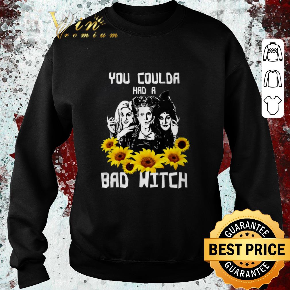 Hot Sunflower You Coulda Had A Bad Witch Hocus Pocus Halloween shirt