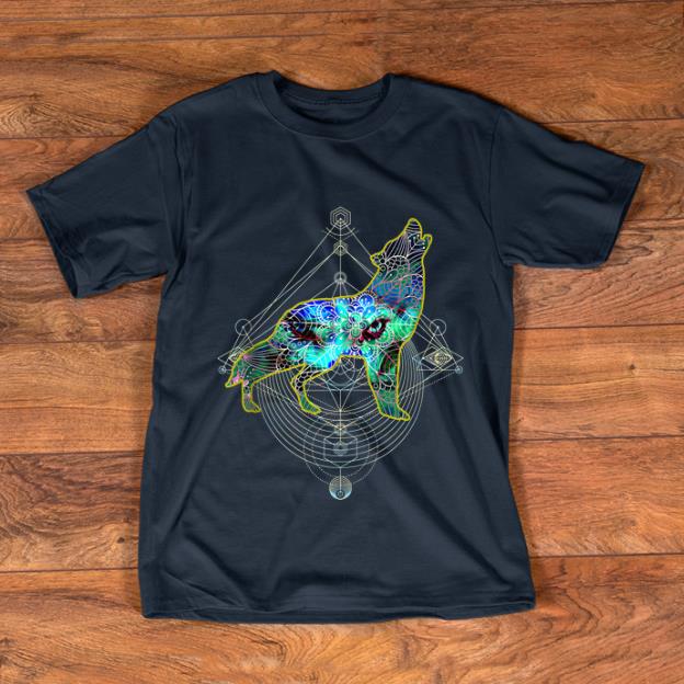 Hot Wolf Eye Geometric Mandala Pattern shirt