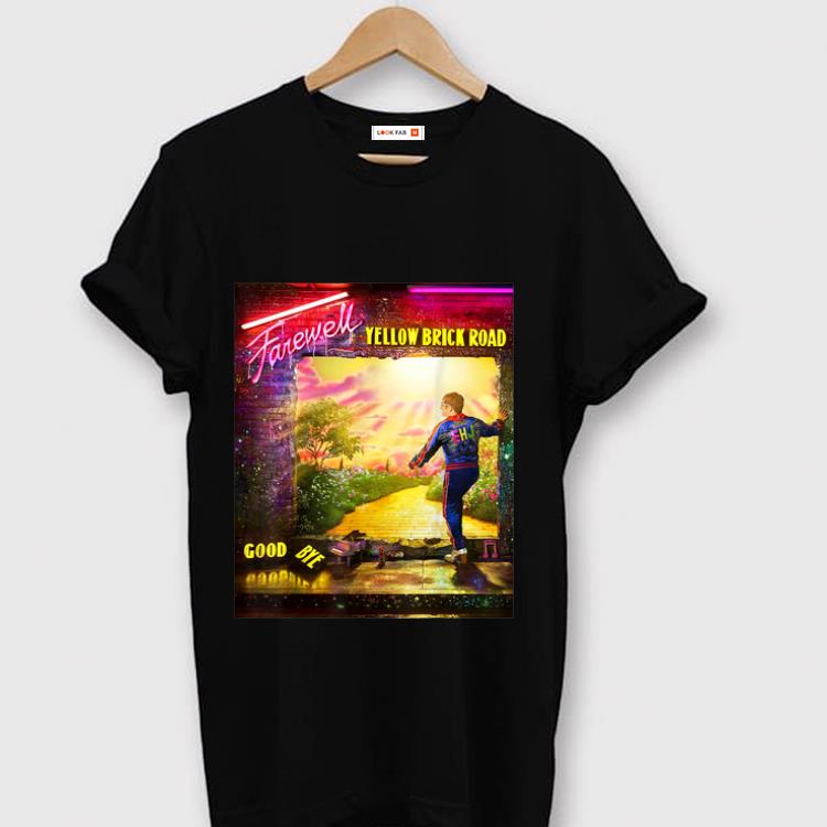 Hot Yellow Brick Road Elton John Goodbye 2019 shirt