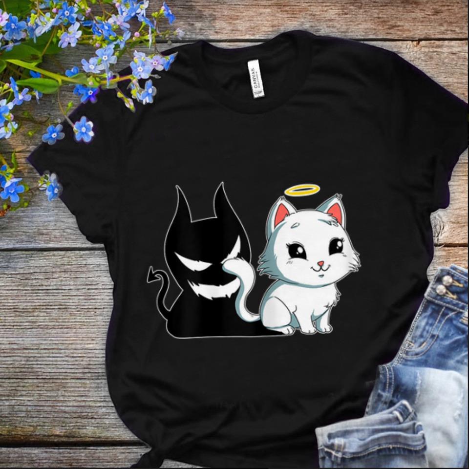  Nice Angel Devil Cat Kitty Demon shirt