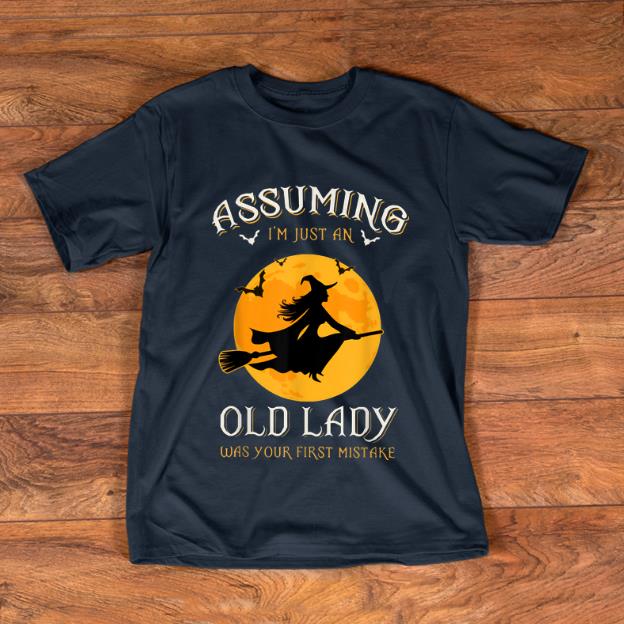 Nice Assuming I'm Just An Old Lady Was Your First Mistake Witch shirt