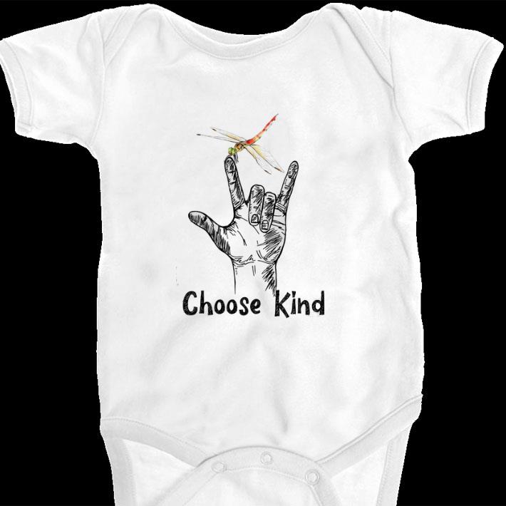 Nice Dragonfly Sign Language choose kind shirt 6 Nice Dragonfly Sign Language choose kind shirt