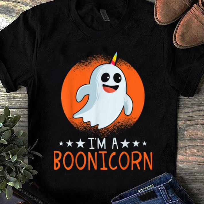 Nice I'm A Boonicorn, Cute Halloween Unicorn Ghost Girls, Boys shirt
