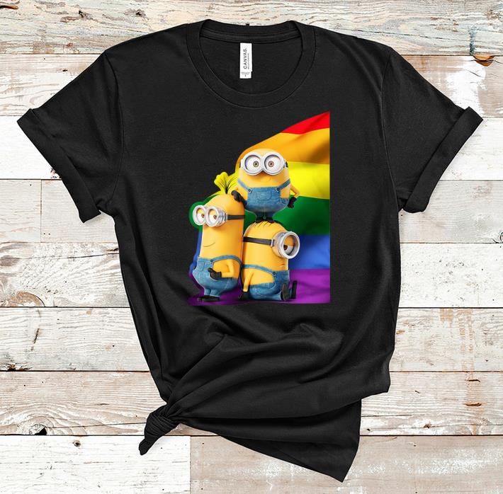 Nice Minions Rainbow LGBT shirt