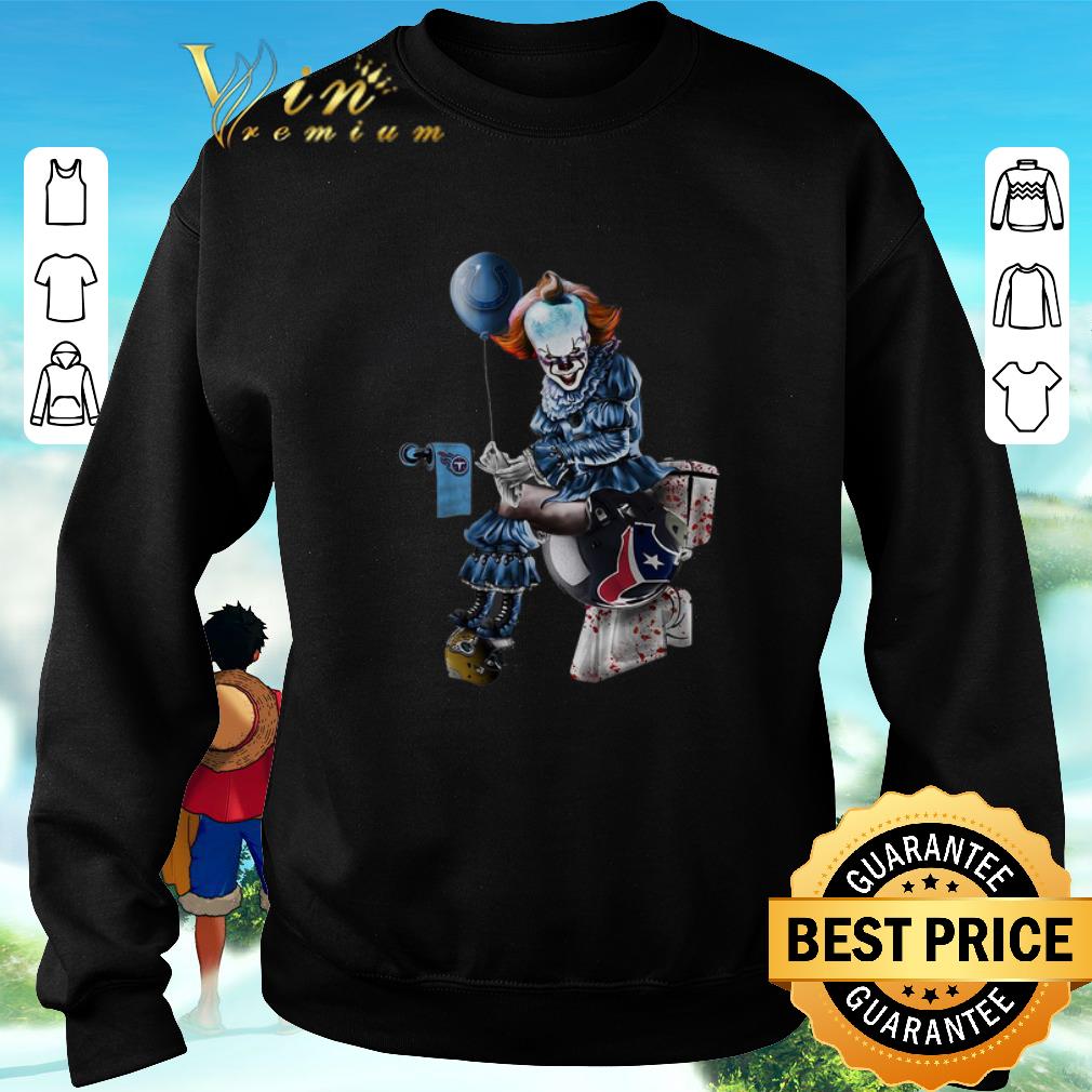 Nice Pennywise Colts Tennessee Titans Houston Texans Jaguars Toilet shirt