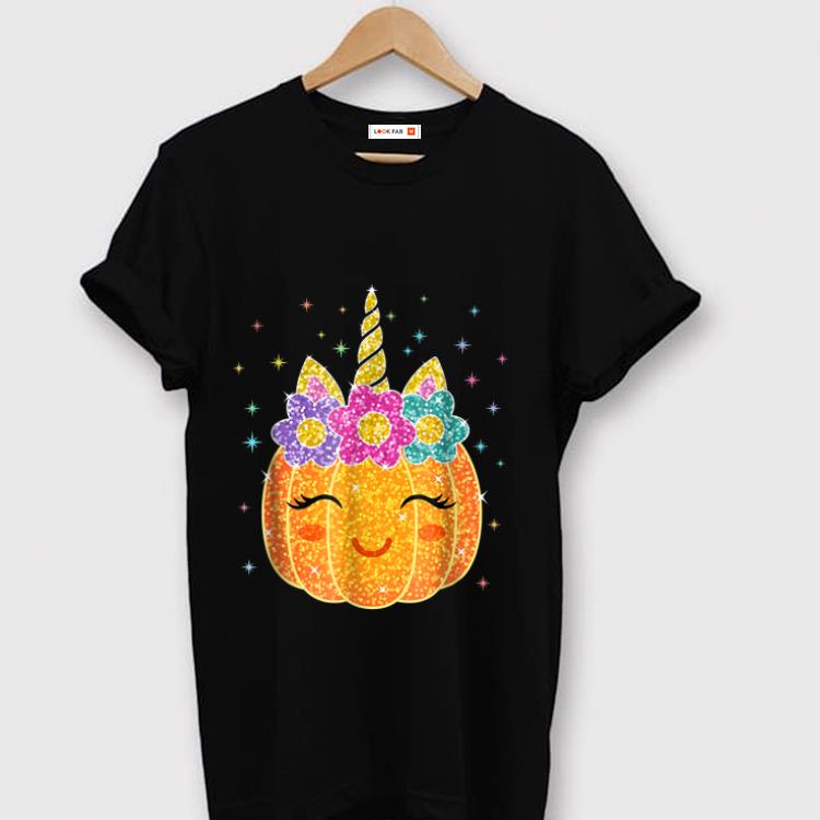 Nice Pumpcorn - Unicorn Pumpkin Halloween Costume shirt