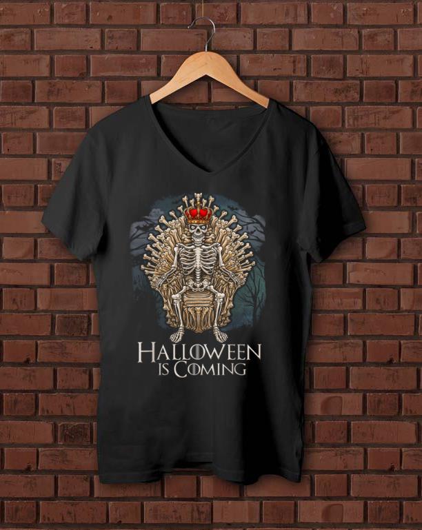 Nice Skeleton Bone Throne Halloween Parody shirt