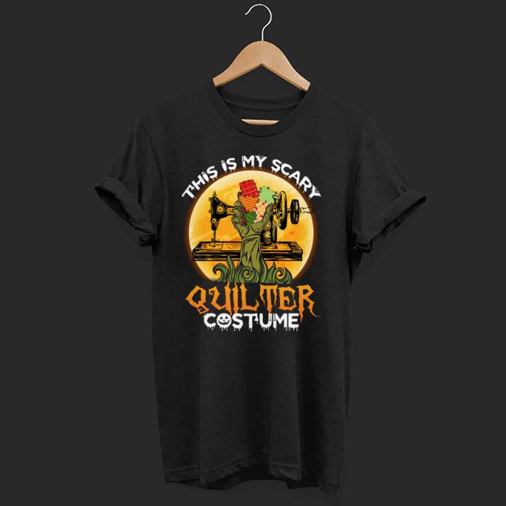 Nice This Is My Scary Quilter Halloween Quilting shirt