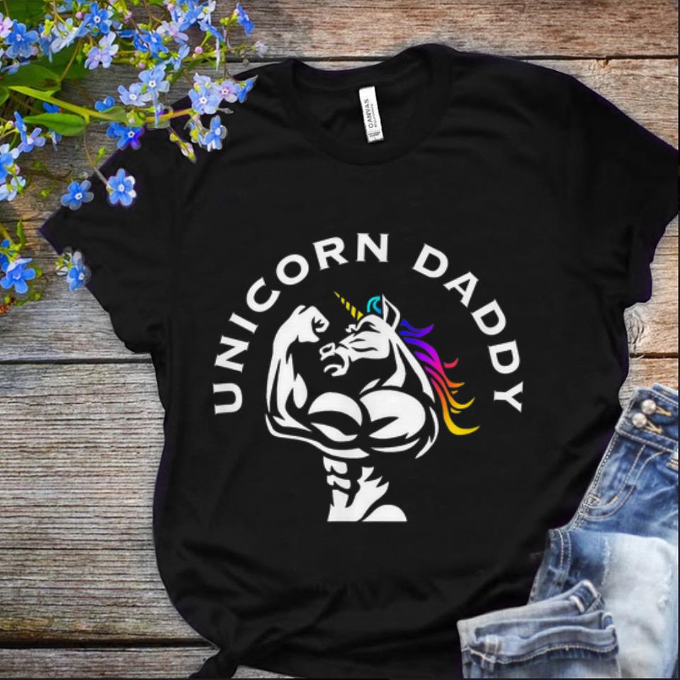  Nice Unicorn daddy muscle shirt