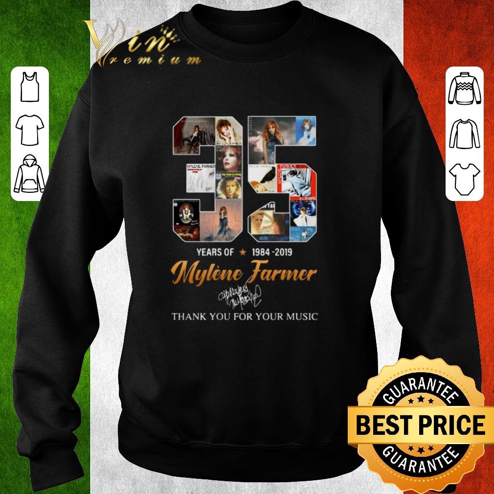 Official 35 Years of MyLene Farmer 1984-2019 thank you for the memories shirt
