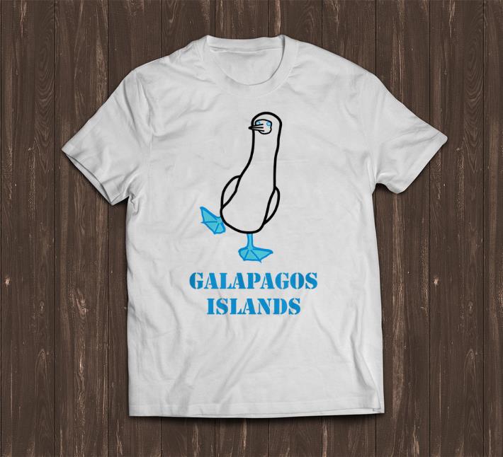 Official Galapagos Islands Blue Footed Booby shirt