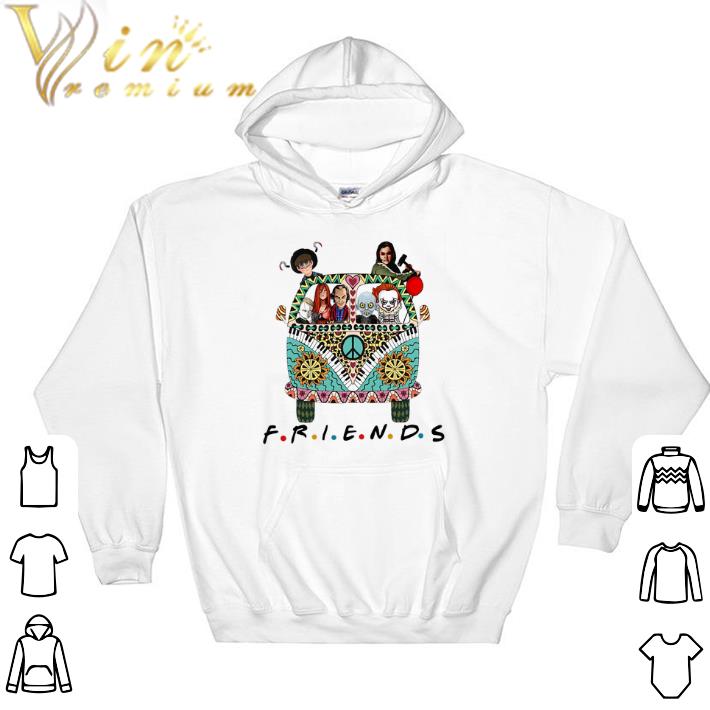 Official Hippie bus friends Horror movie characters shirt 6 Official Hippie bus friends Horror movie characters shirt