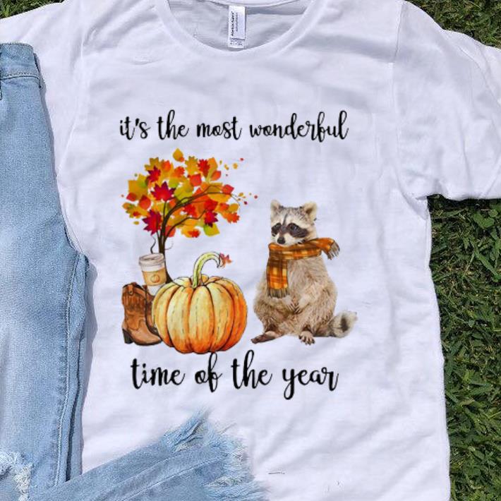 Official It’s The Most Wonderful Time Of The Year Raccoon shirt