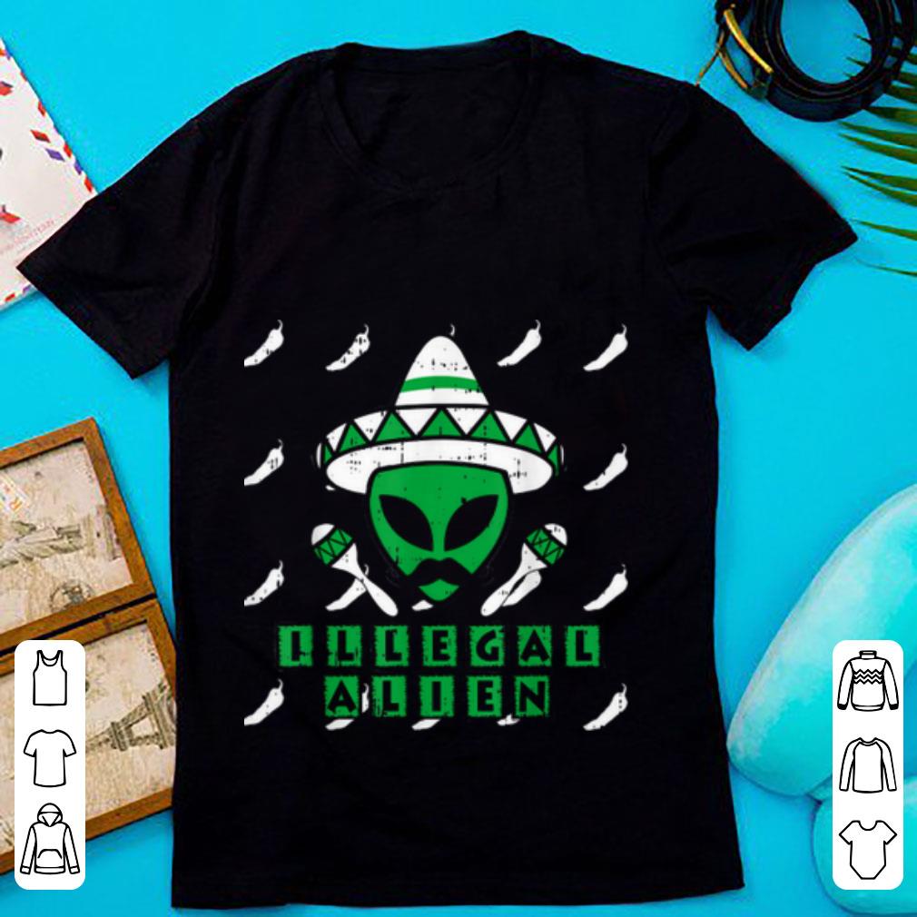 Official Martian Illegal Alien Mexican Area-51 Funny Halloween Gift shirt