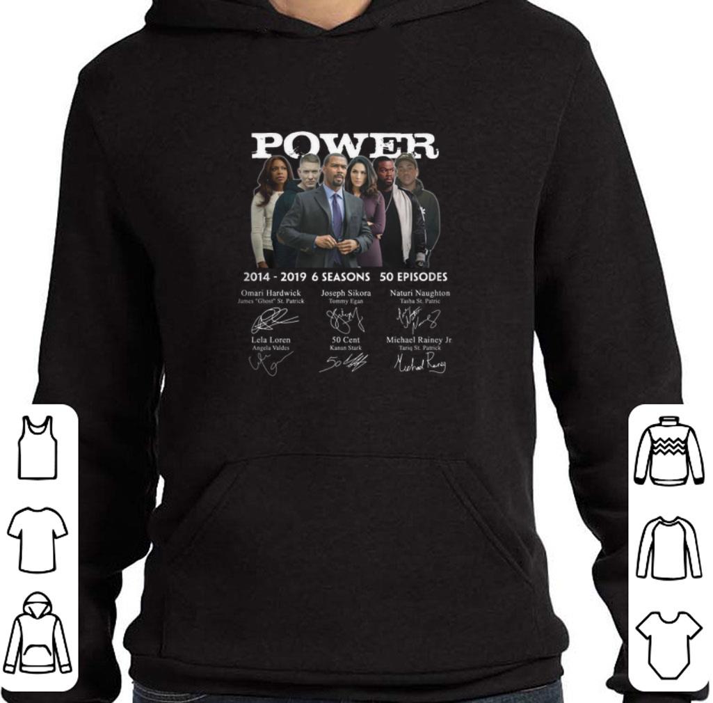 Official Power 2014-2019 6 seasons 50 episodes signatures shirt 6 Official Power 2014-2019 6 seasons 50 episodes signatures shirt