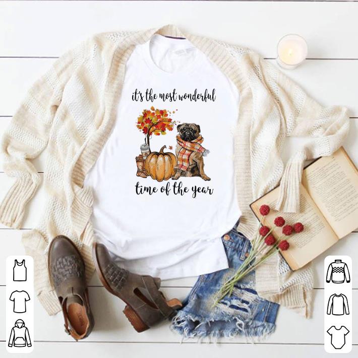 Official Pug it's the most wonderful time of the year shirt