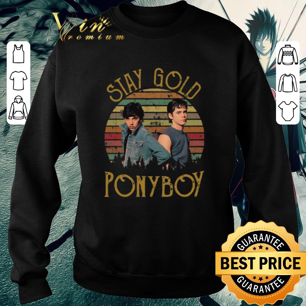 Official Stay Gold Ponyboy Sunset shirt
