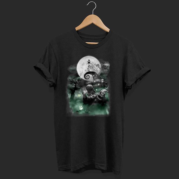 Official The Nightmare Before Christmas Haunted Scene Disney shirt