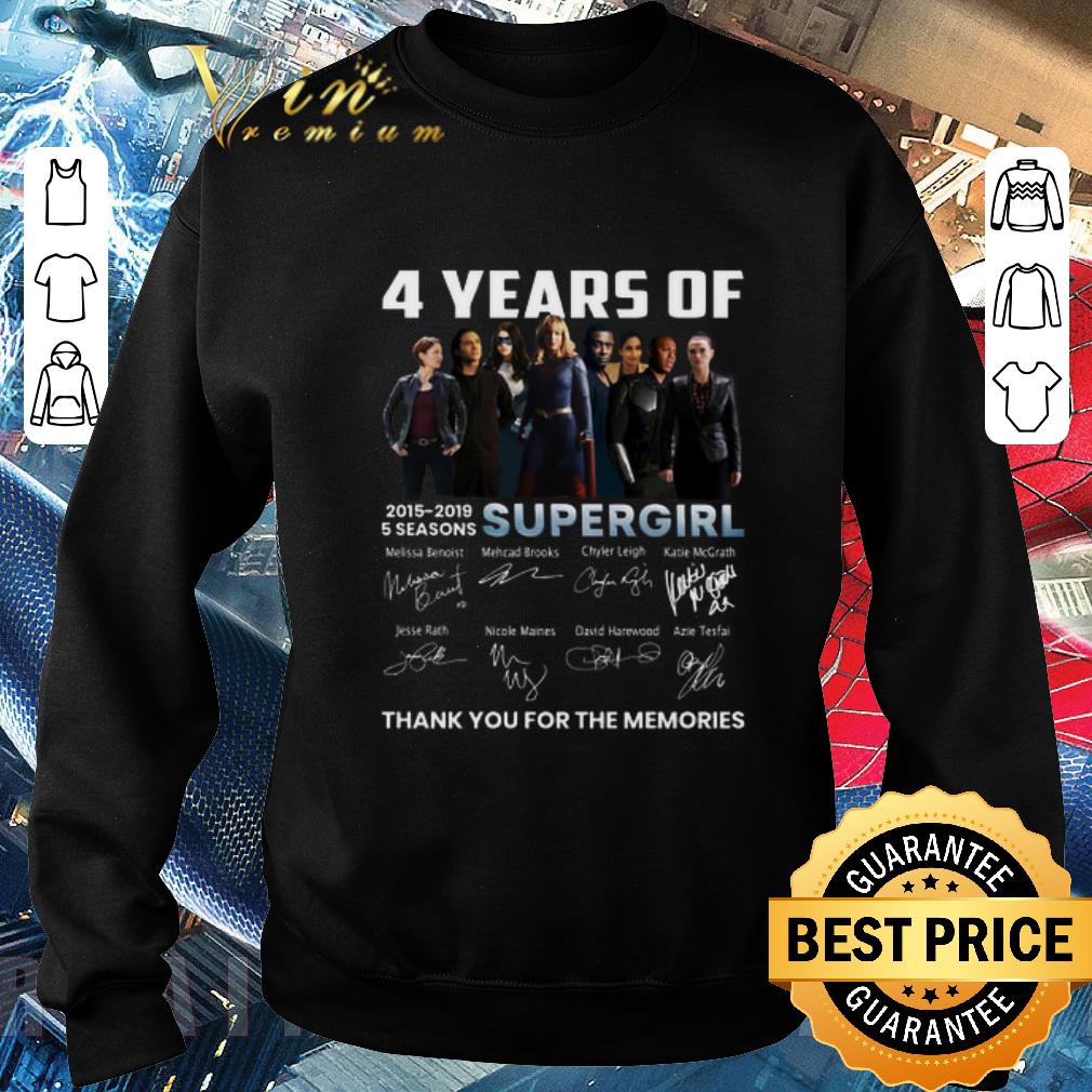 Original 4 Years of Supergirl 2015-2019 thank you for the memories shirt 6 Original 4 Years of Supergirl 2015-2019 thank you for the memories shirt