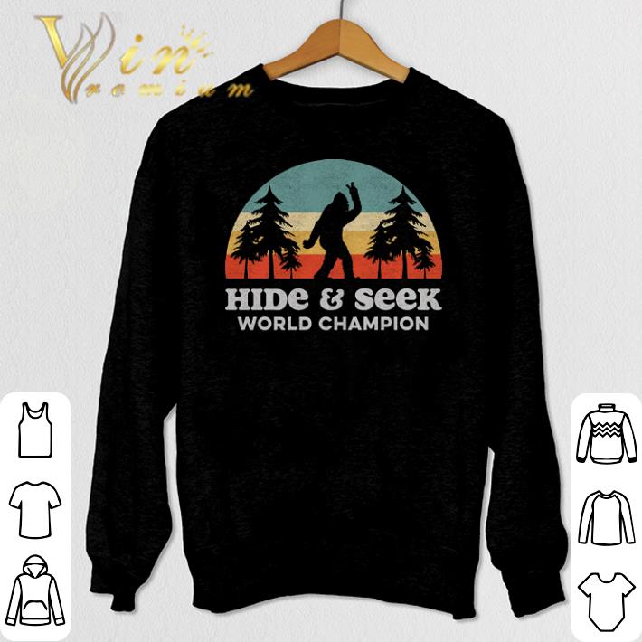 Original Bigfoot Hide & Seek World Champion Vintage shirt