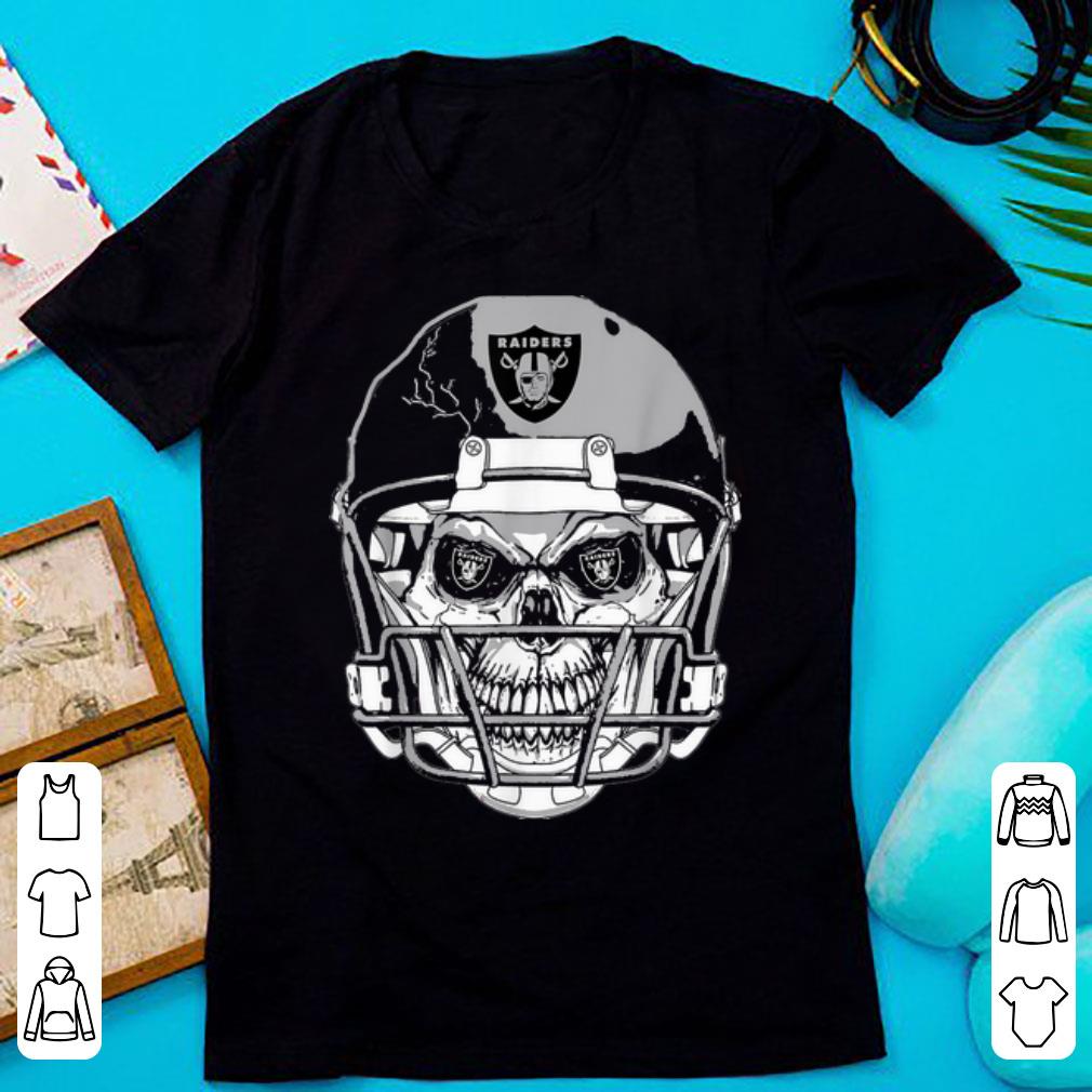 Original Halloween Skull Helmet Skeleton Football Oakland Raiders shirt