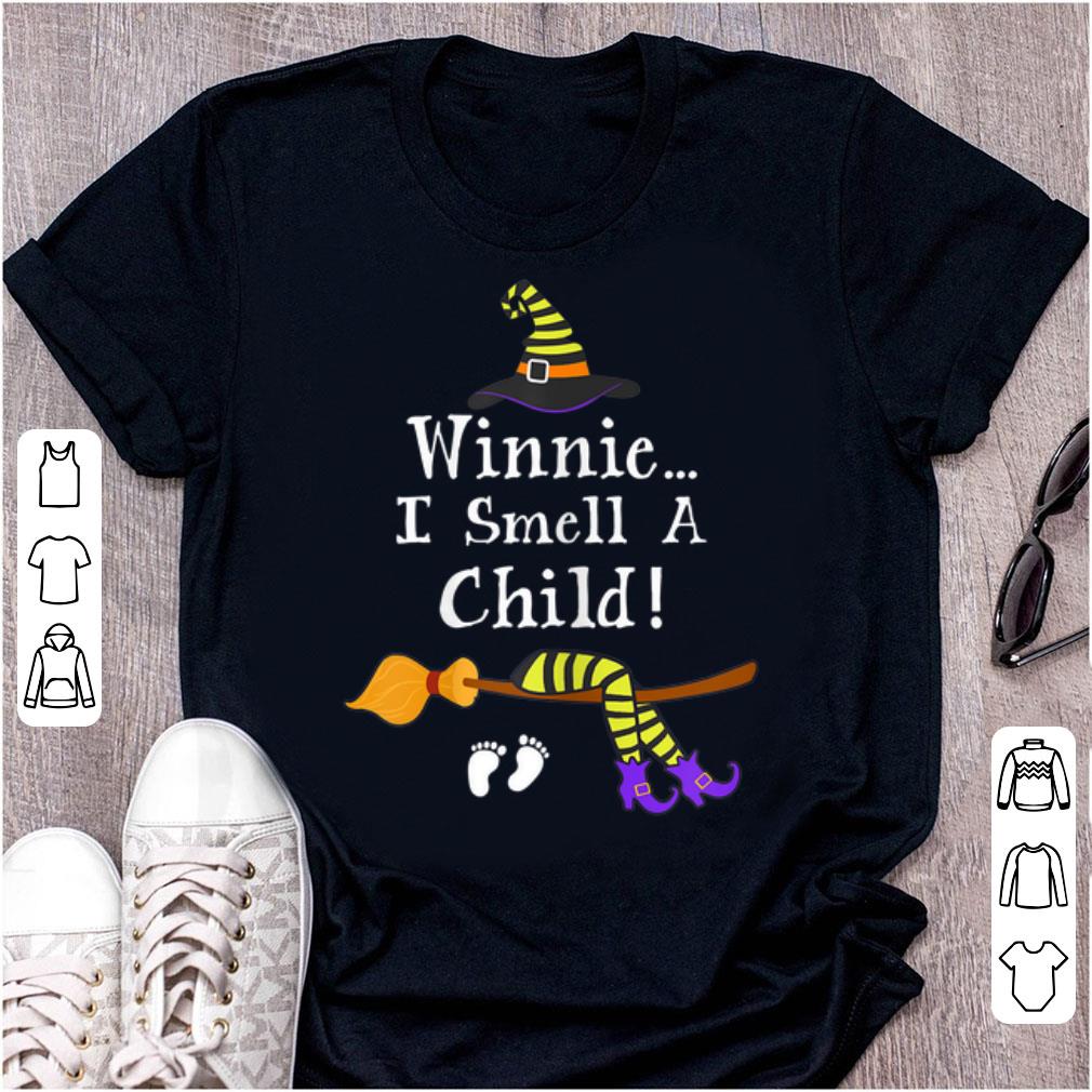 Original Halloween Witch I Smell A Child Pregnancy Halloween Costumes shirt