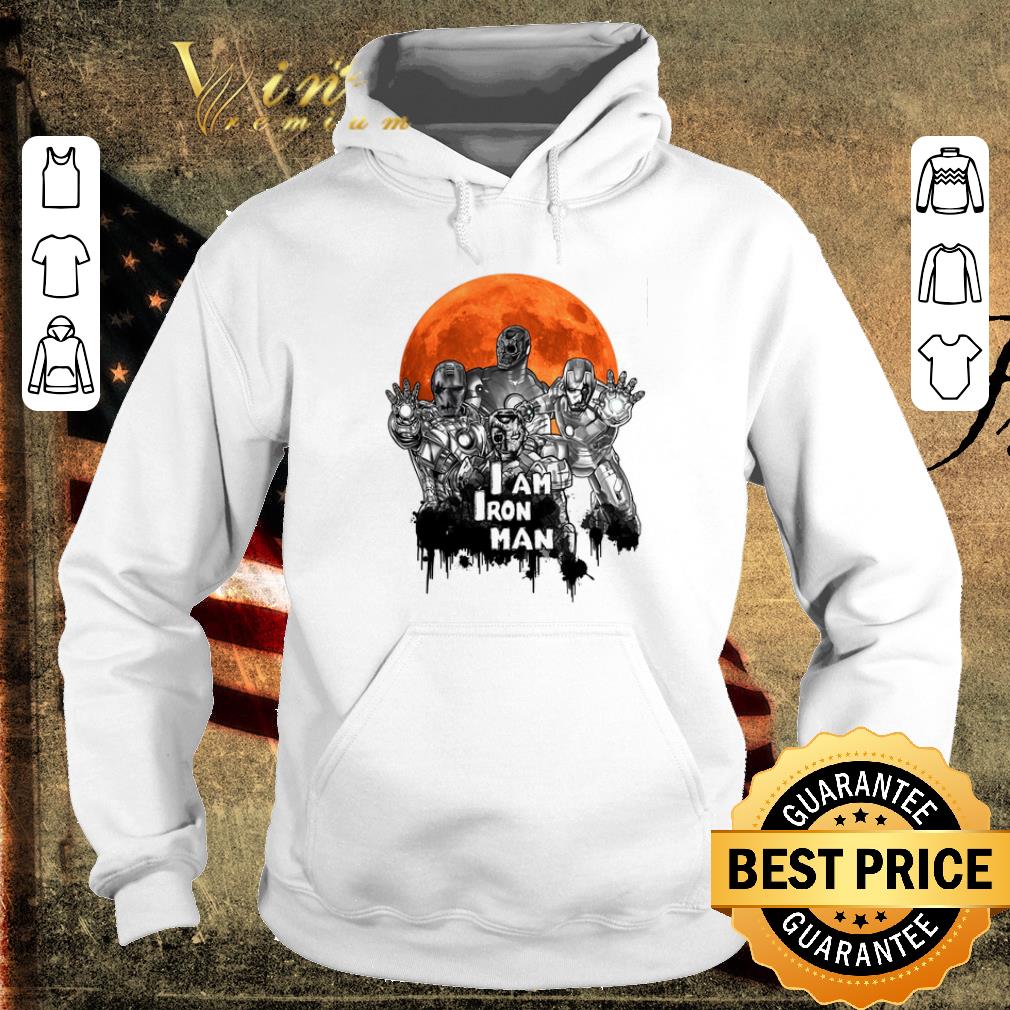 Original I am Iron Man sunset halloween shirt