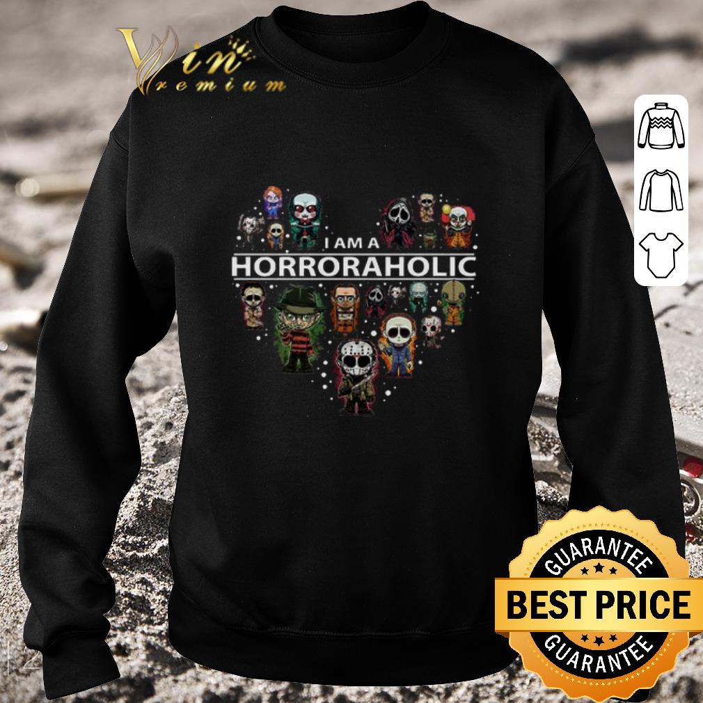 Original I am a horroraholic i love horror movie characters shirt 6 Original I am a horroraholic i love horror movie characters shirt