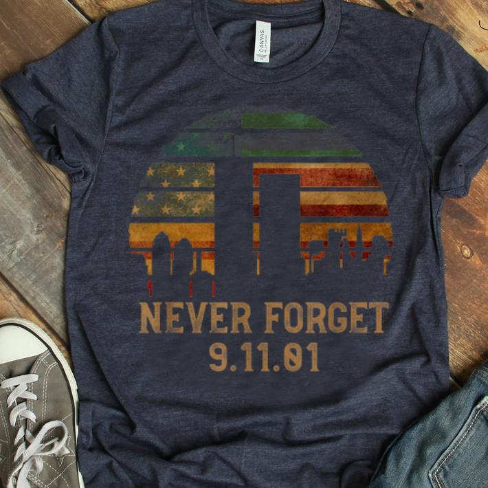 Original Never forget Patriotic 911 American Flag Vintage shirt