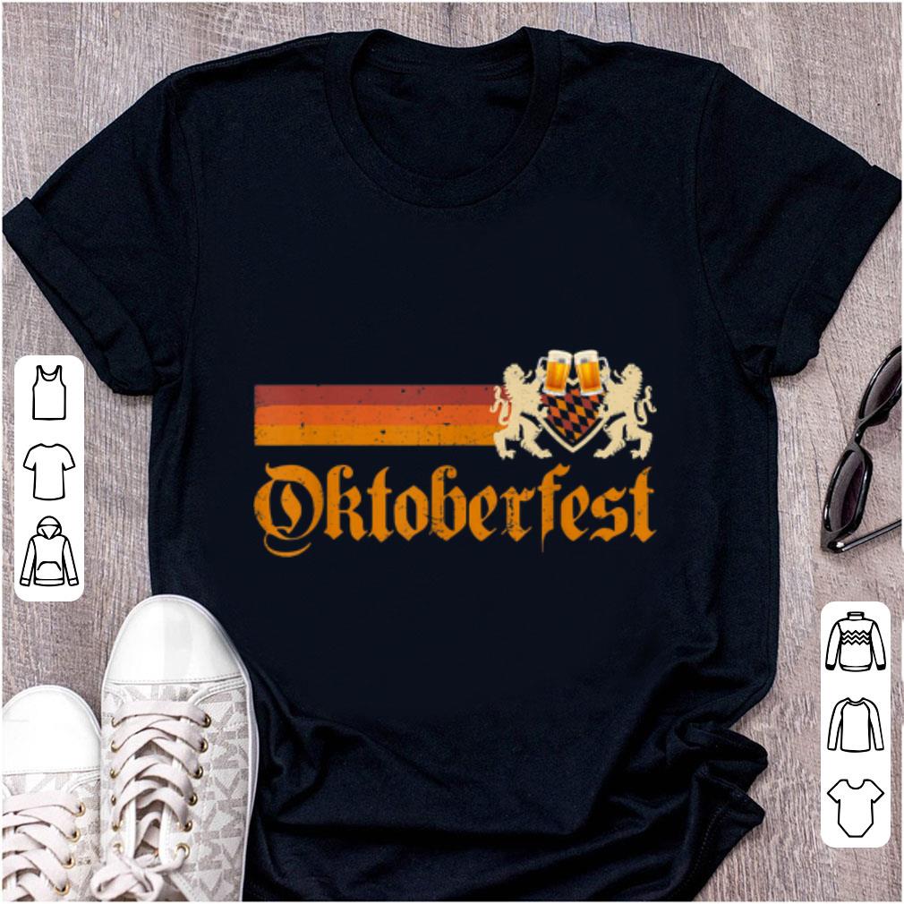 Original Vintage Germany Oktoberfest 2019 Heraldic Lion Beer shirt