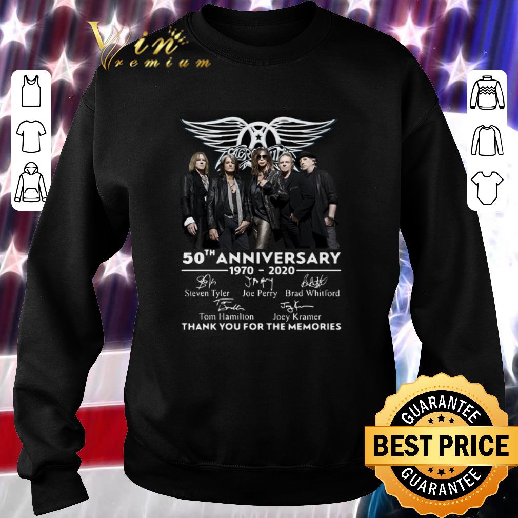 Premium Aerosmith 50th anniversary 1970-2020 thank you for the memories shirt 6 Premium Aerosmith 50th anniversary 1970-2020 thank you for the memories shirt