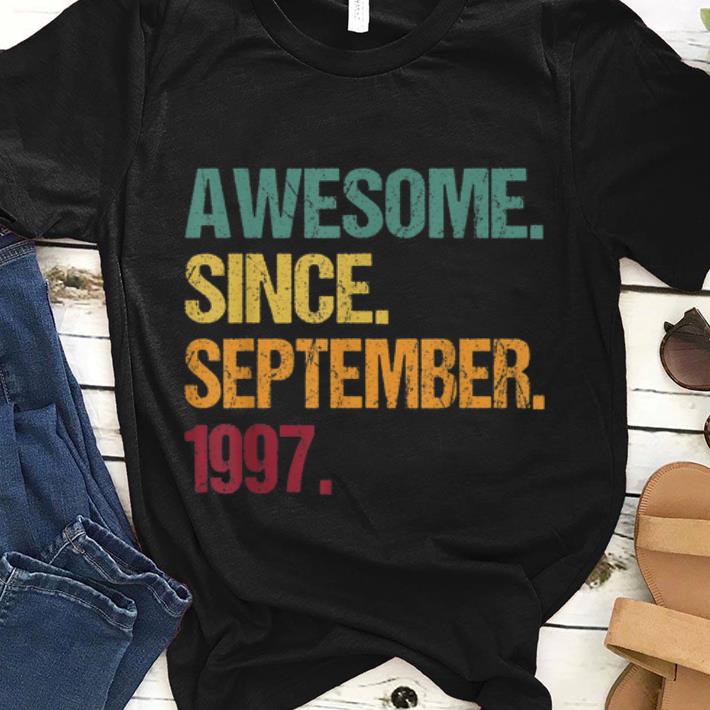  Premium Awesome Since September 1997 Vintage shirt