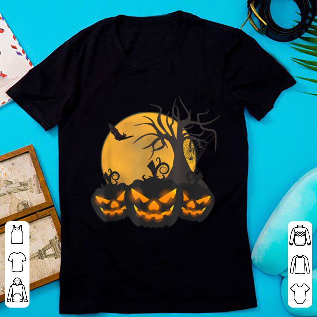 Premium Happy Halloween Spooky Pumpkin Scary Moon shirt