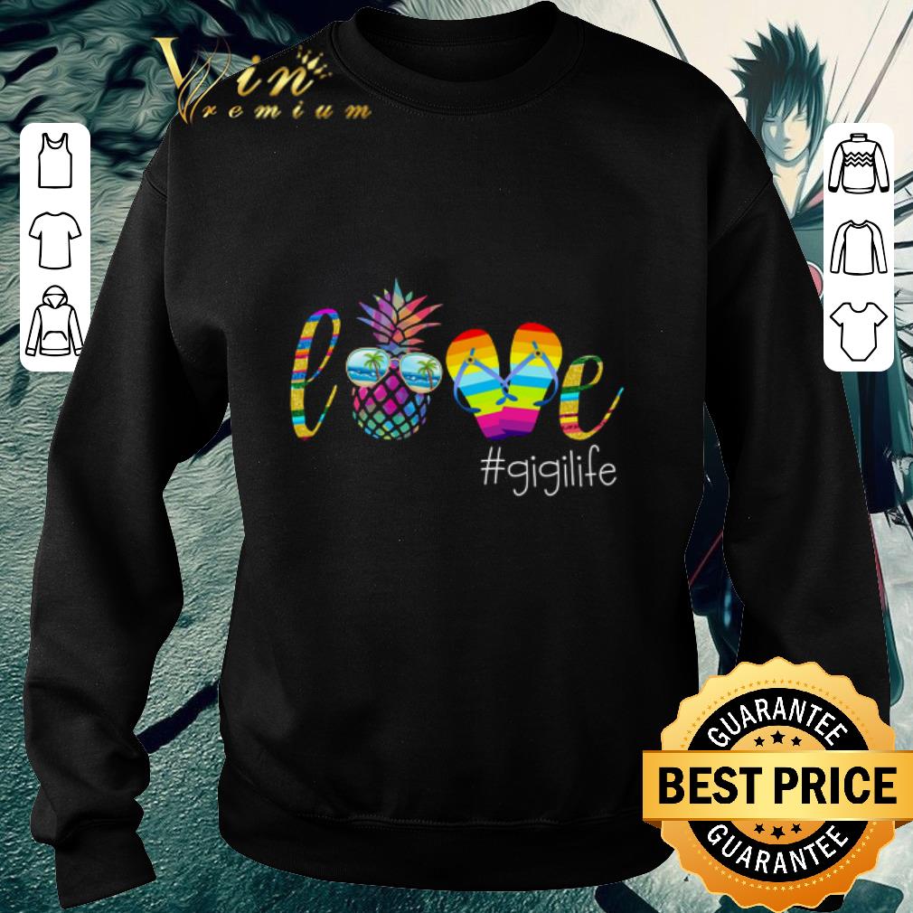 Premium Love gigi life flip flop shirt