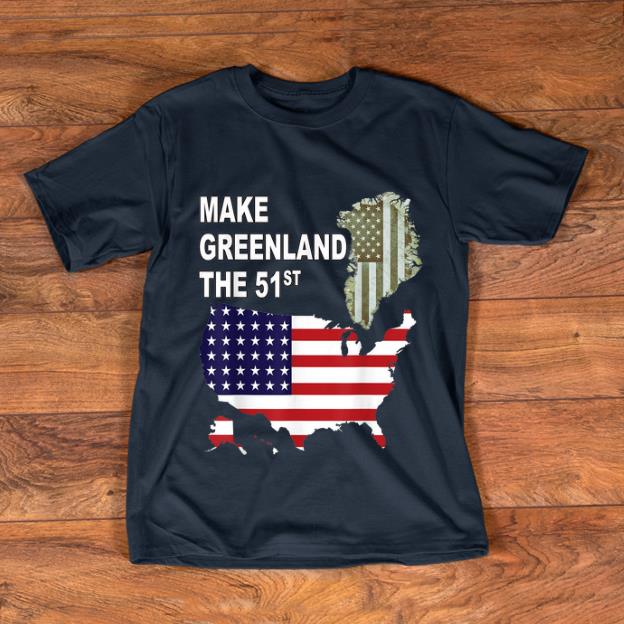 Premium Make Greenland Part of America and State Number 51 shirt