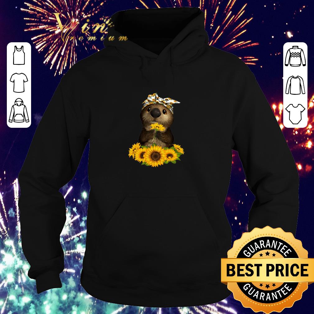 Premium Otter sunflowers shirt 6 Premium Otter sunflowers shirt