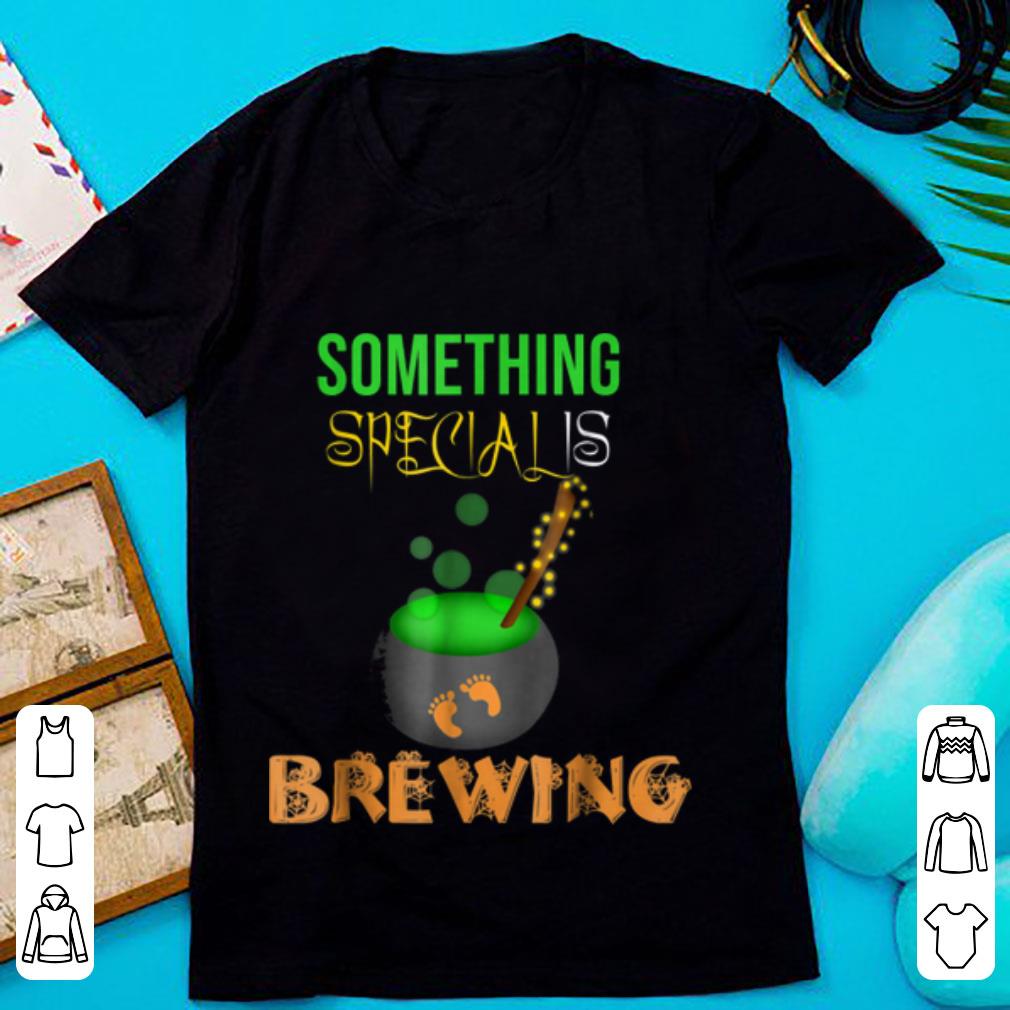 Premium Something Special Is Brewing Halloween Pregnancy shirt