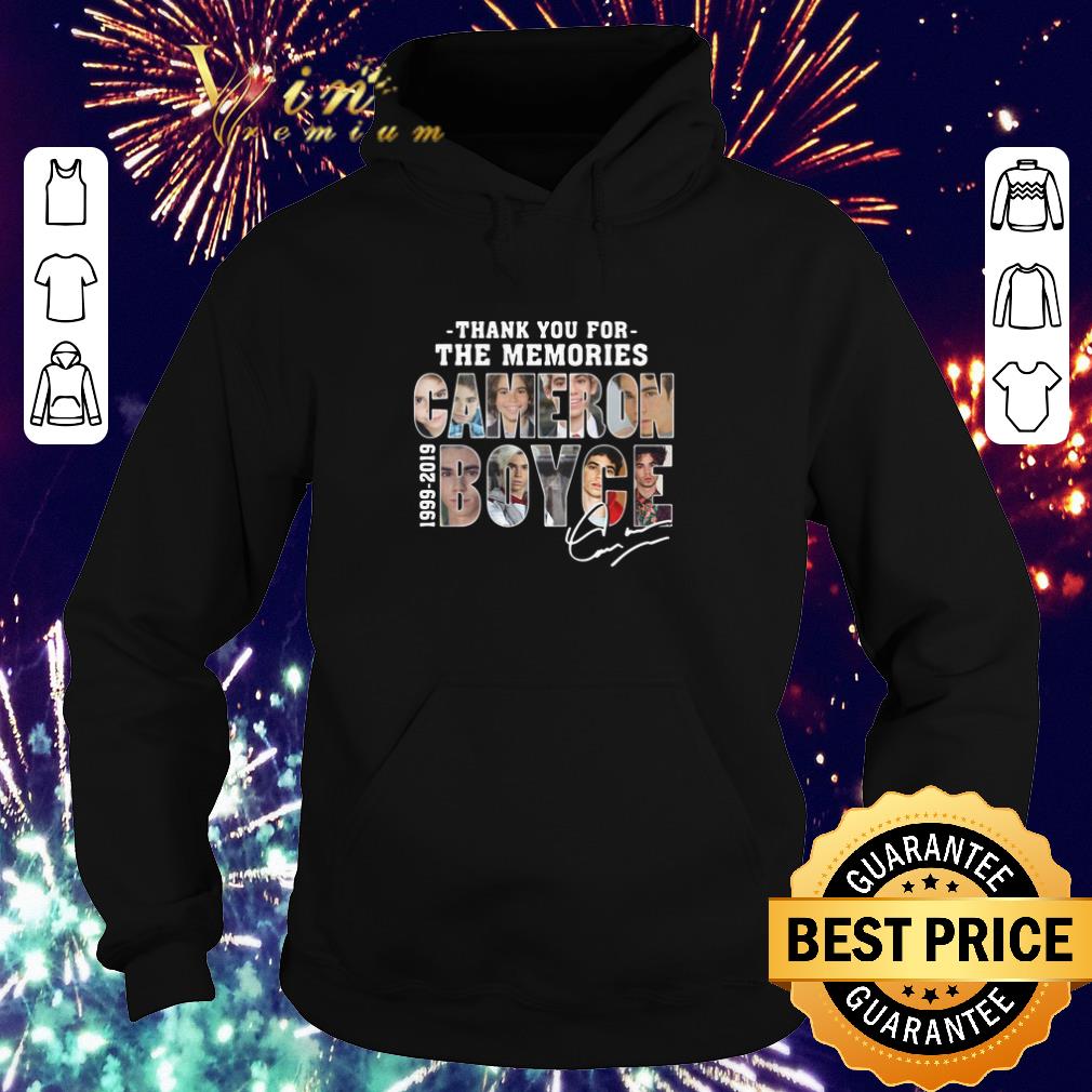 Premium Thank you for the memories Cameron Boyce 1999-2019 signature shirt 6 Premium Thank you for the memories Cameron Boyce 1999-2019 signature shirt