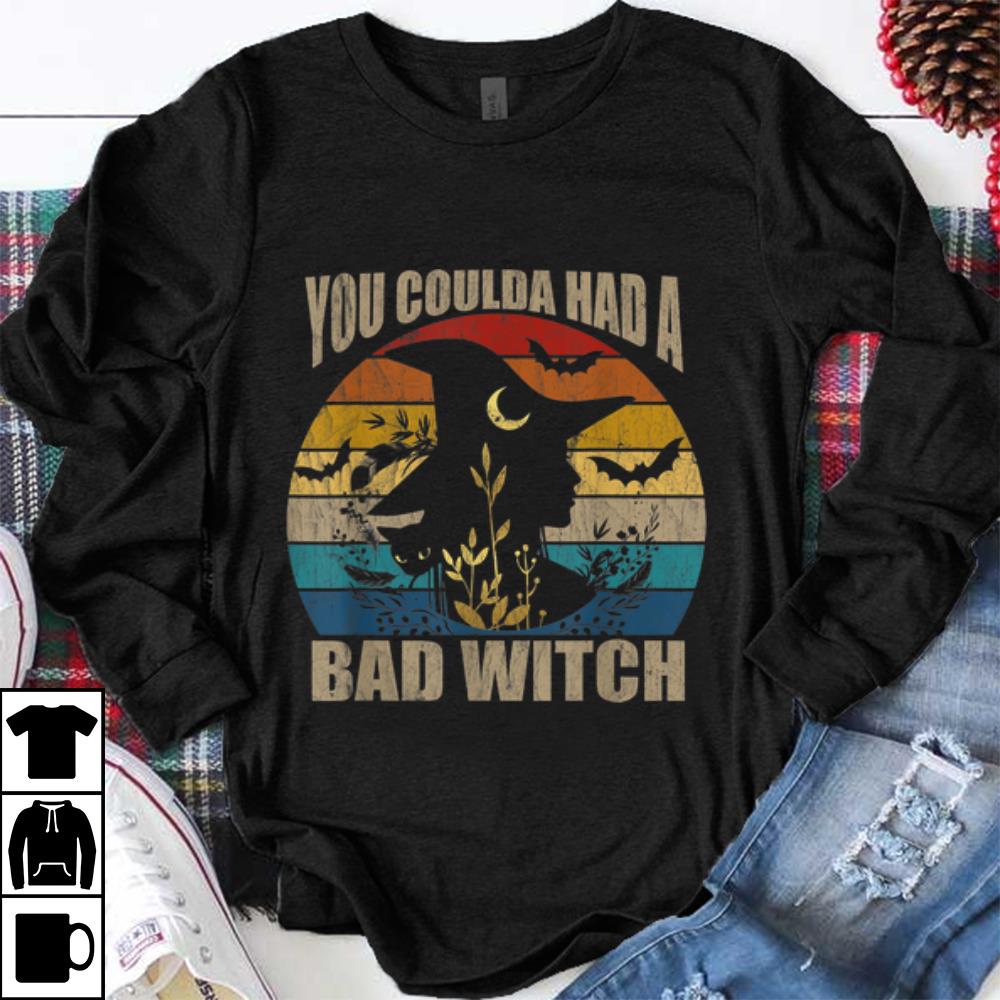 Premium Vintage You Coulda Had A Bad Witch Halloween Retro shirt